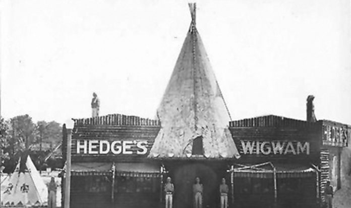 Hedges Wig Wam Restaurant - Historical Photo